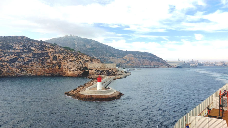 Hafeneinfahrt von Cartagena