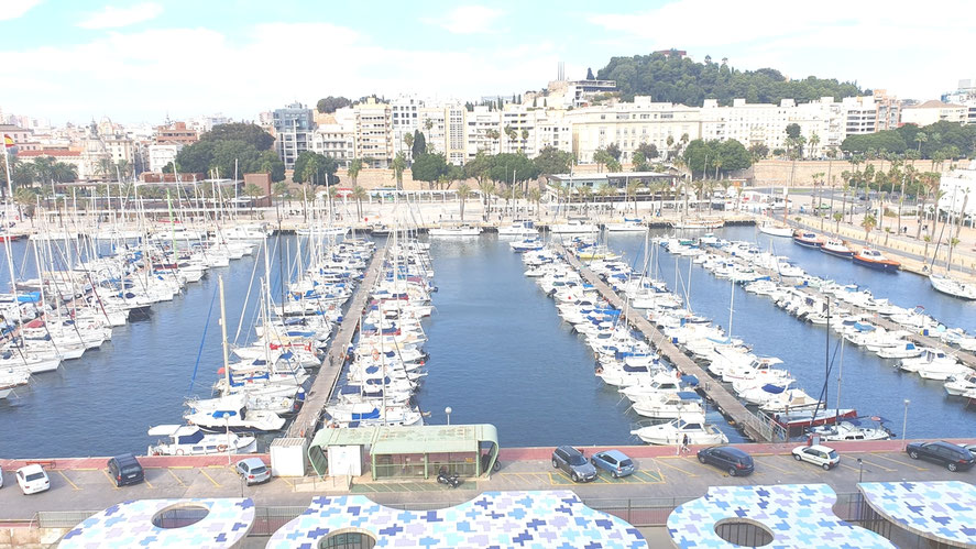 Blick vom Schiff auf die Festung Castillo de la Concepción 