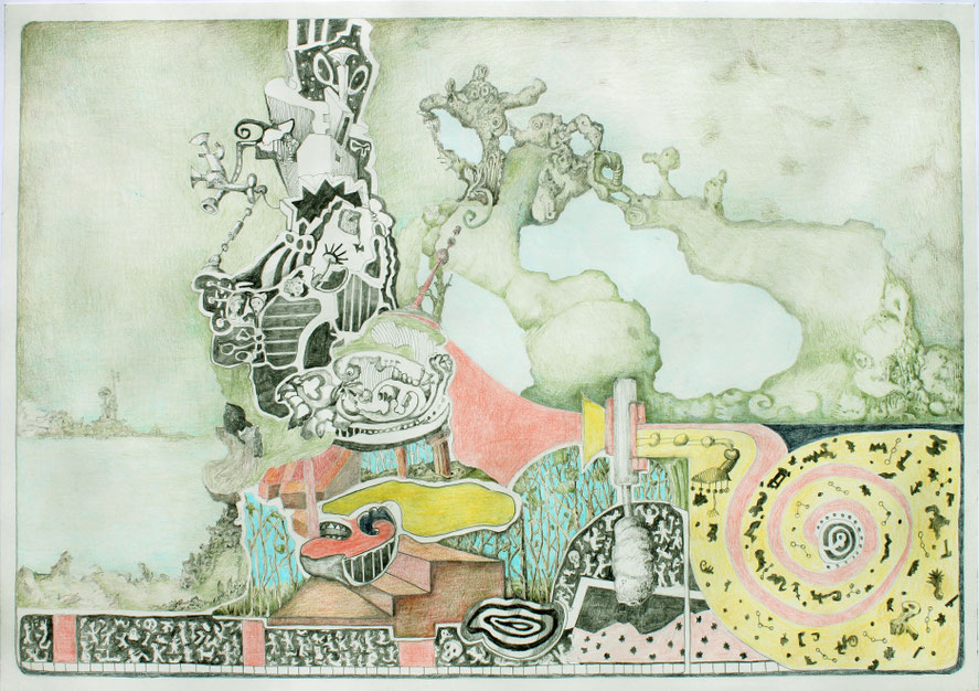 André Bauersfeld Zeichnung Kunst