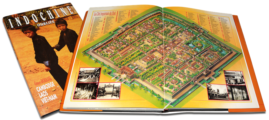 Reconstitution de la Cité impériale de Hué - Illustration © Christophe Houlès - FRANCE