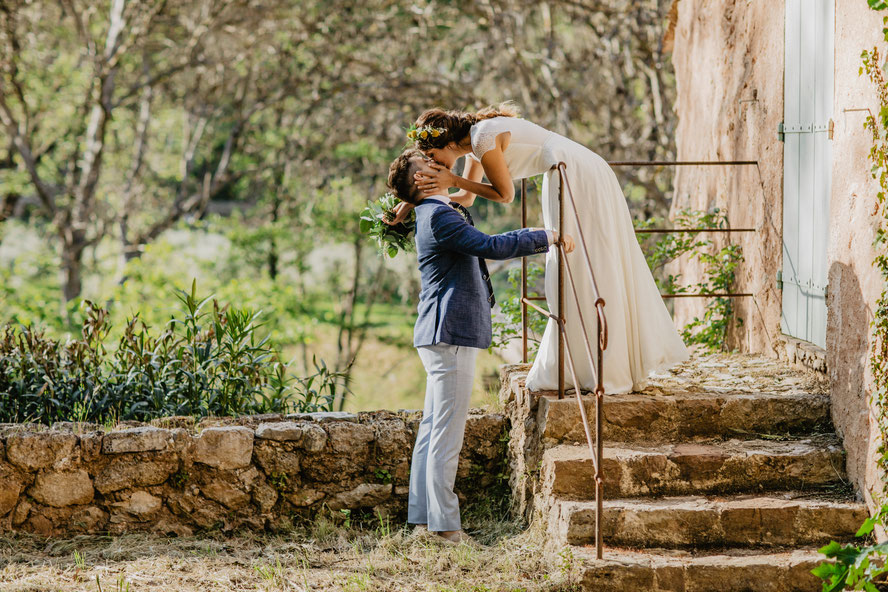 Robe de mariée bohème dans le Var