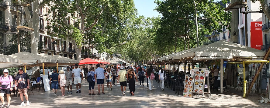 Rambla in Barcelona