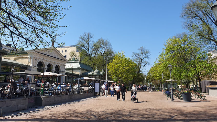 Esplanade in Helsinki