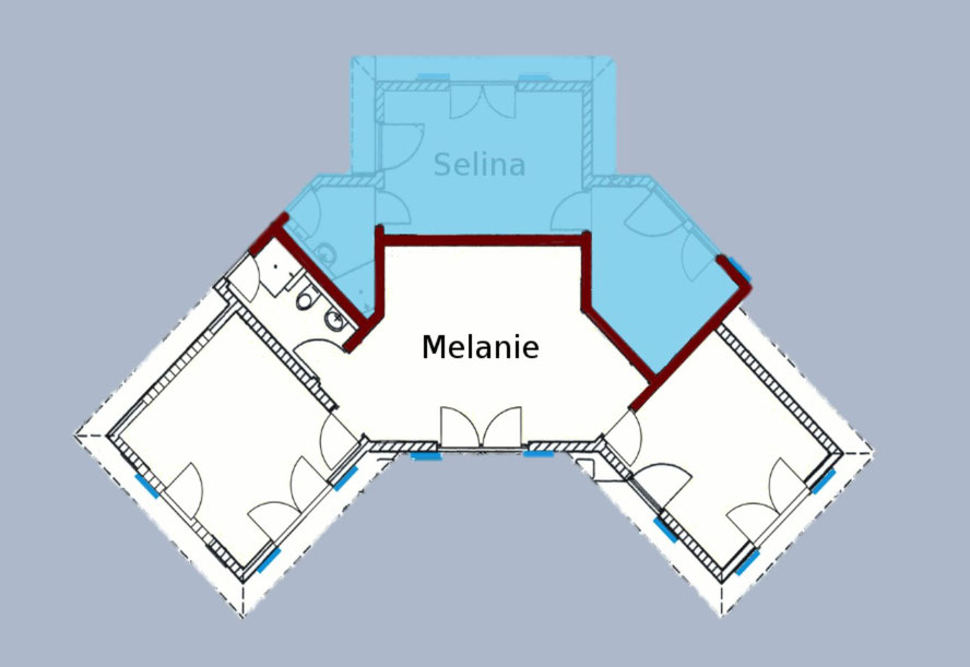 Grundriss Wohnung Melanie Ferienhaus Helios Peloponnes