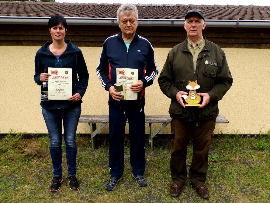 Gewinner des 1. Bellinger Fuchsschießen