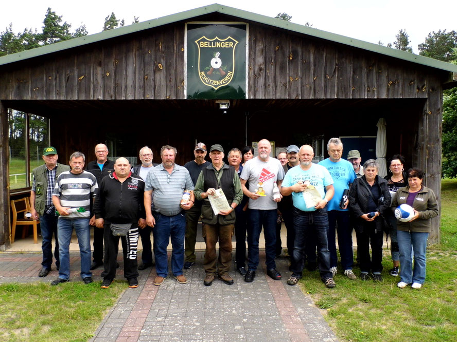 Teilnehmer des 2. Fuchsschießen 2017.