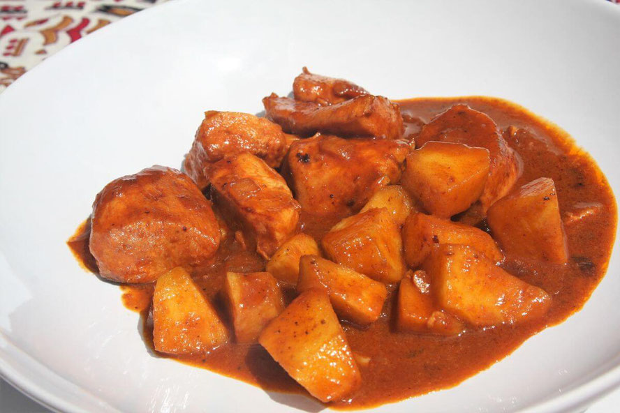 Pollo al curry en Turbo Cecofry 4D