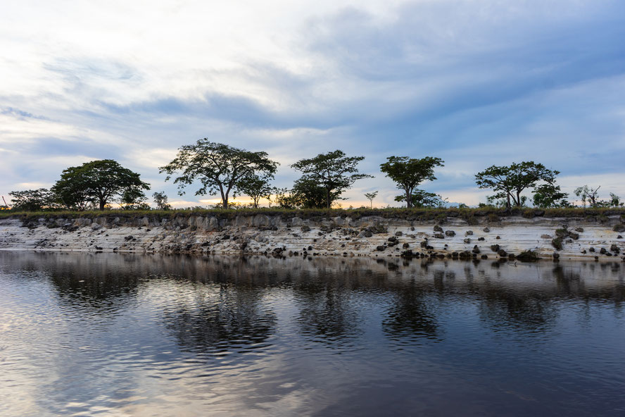 evening mood on the river