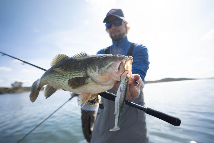 my biggest of the trip came on the Megabass Magdraft that we were throwing lots of the time