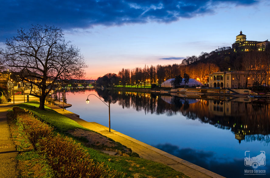Il fiume Po 6a - Alba sul fiume