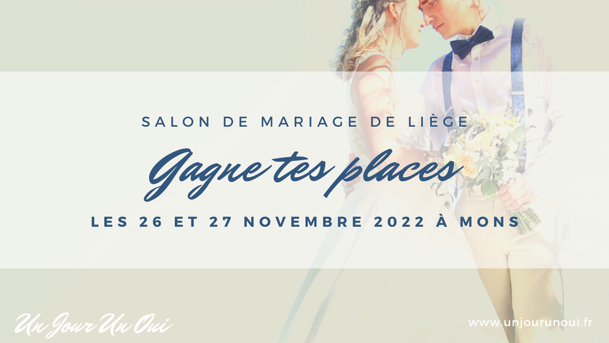 Salon du Mariage de Mons 26 et 27 Novembre 2022