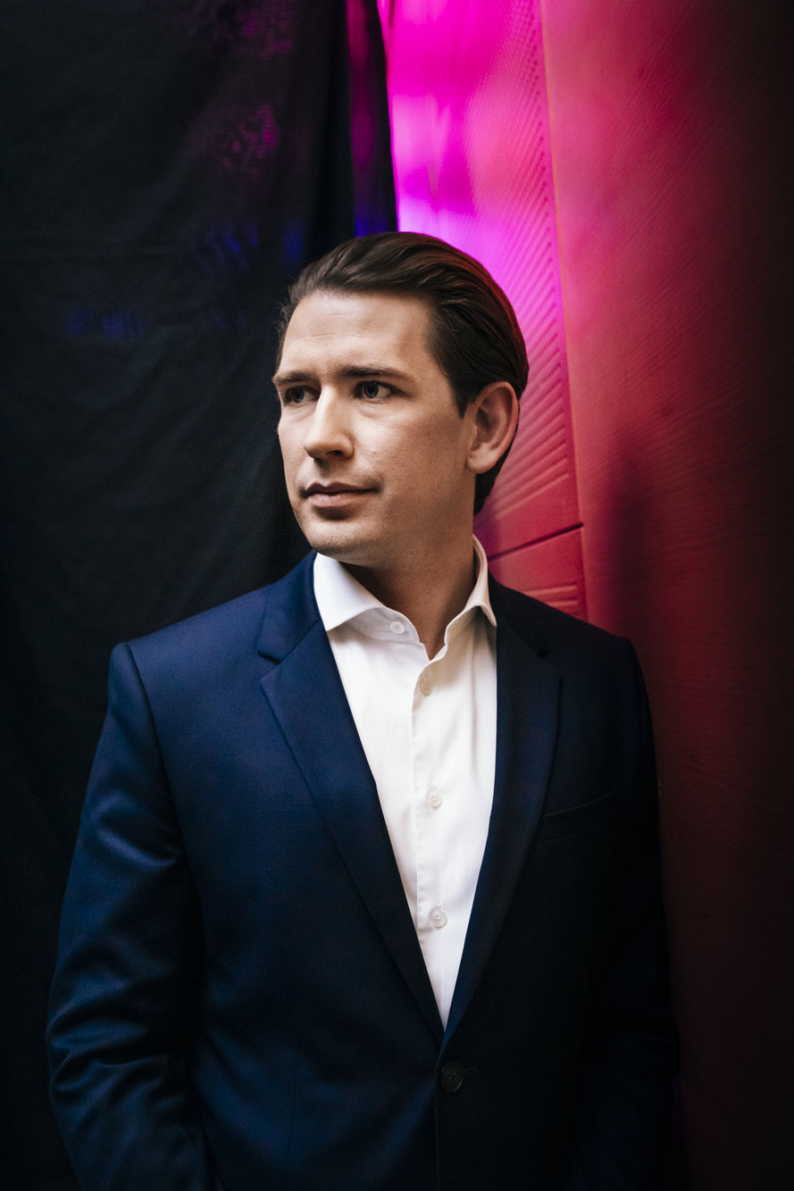 Foto von Sebastian Kurz Porträt