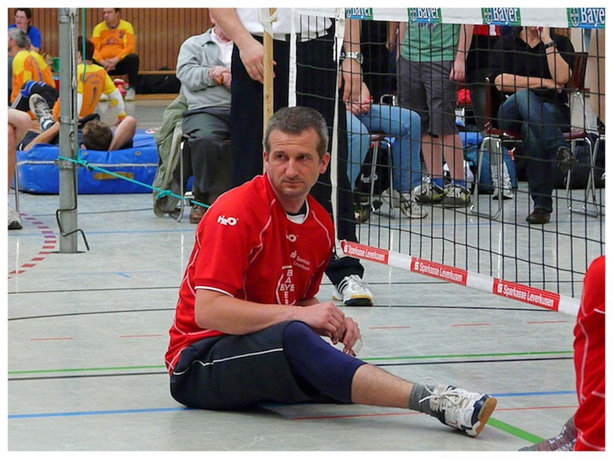 Sitting volleyball: It's fast, it demands a high level of fitness and ball handling skills, and it can be played in mixed disabled/non-disabled teams.