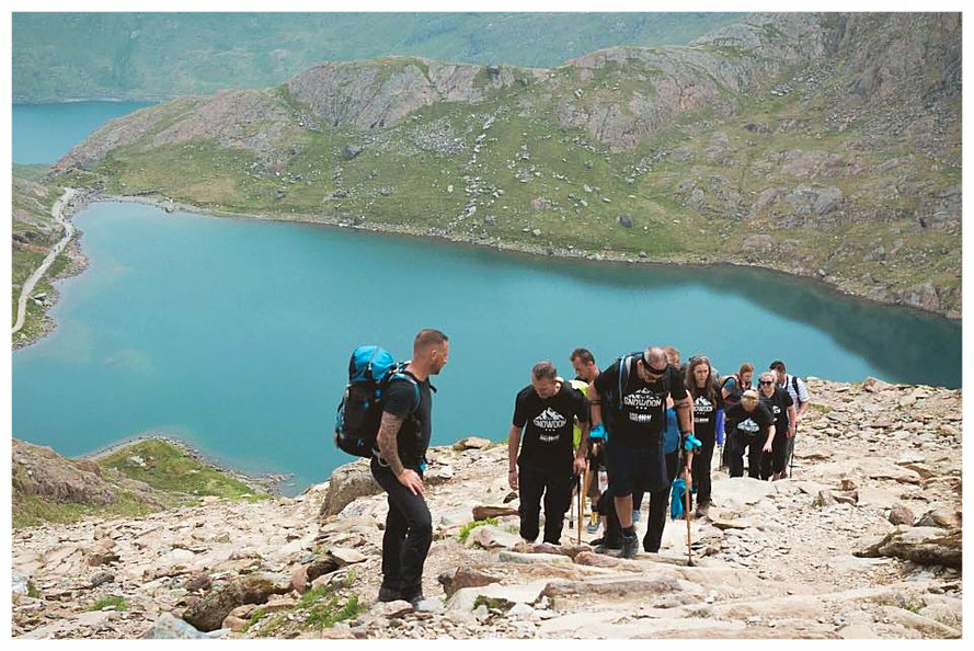 Steel Bones' Mt. Snowdon Challenge to raise additional funds for the organisation's work (picture courtesyof Steel Bones UK)