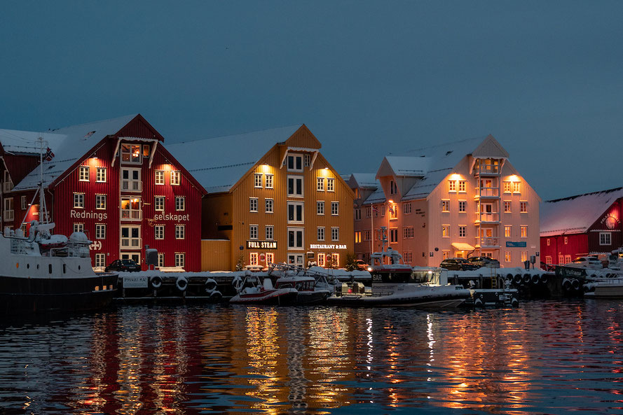 Tromsø Norwegen im Winter