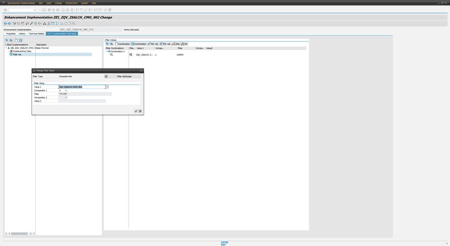 Create Filter based on variable