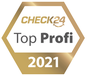 Check24 TopProfi Auszeichnung 2021 Healthengineers Prävention