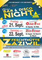 Flyer Bar & Disco Night Zäziwil 2018