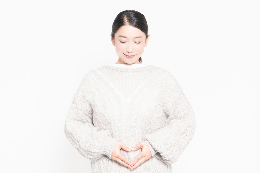 女性が身体を大事にする写真