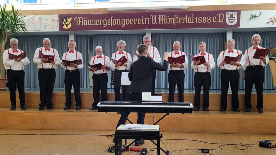 "S' Chörle" - Sänger aus den MGVen Ober- und Untermünstertal