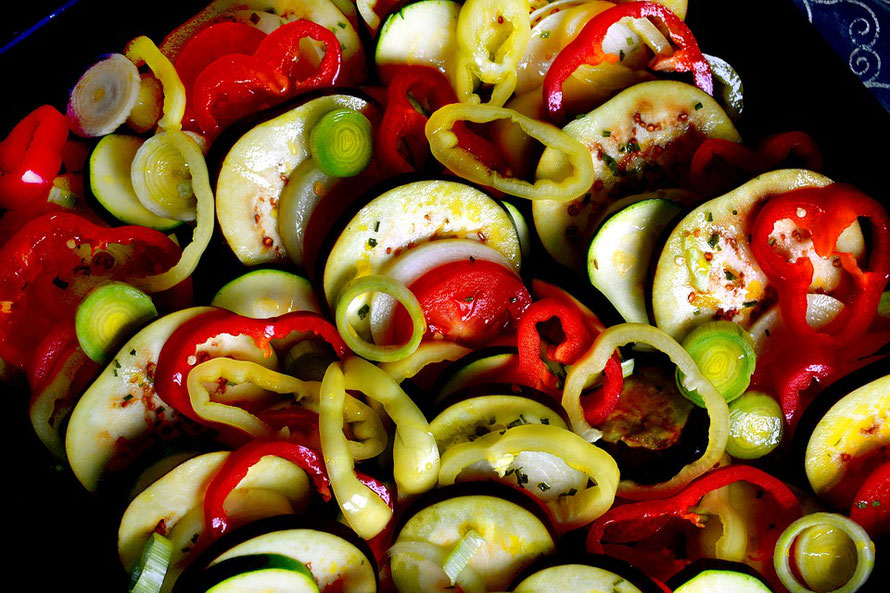 Manger de la ratatouille, c'est bien pour l'été