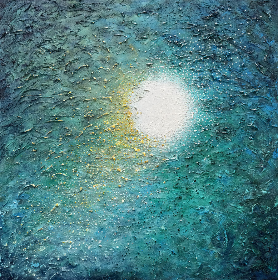"lichtblick" - acryl auf leinwand (2025) 50x50cm