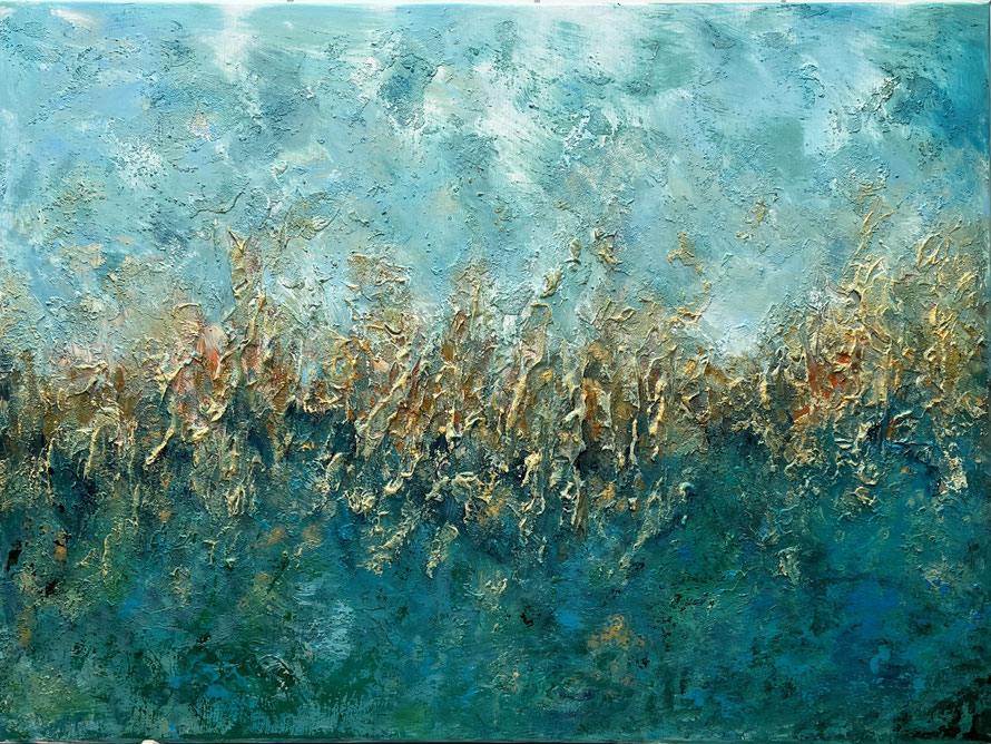 "OMEGA" - acryl auf leinwand (2024) 60x80cm
