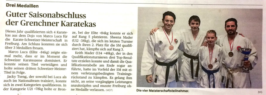 Grenchner Tagblatt vom 11.12.2014