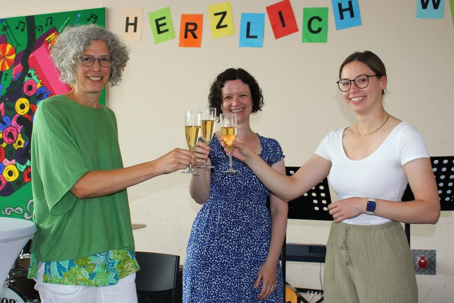 V.l.n.r.: Frau Ludwig, Frau Silber und Frau Gleixner