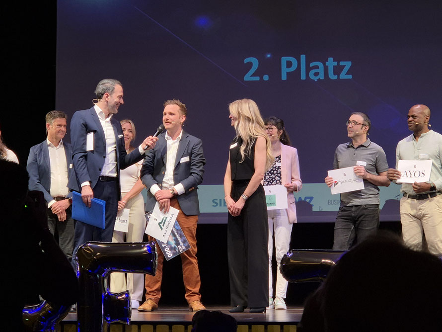 «ZugerJungunternehmerpreis 2025, 2. Platz für Michael Schacher, Alligator AG» Foto © Bellone Franchise Consulting GmbH