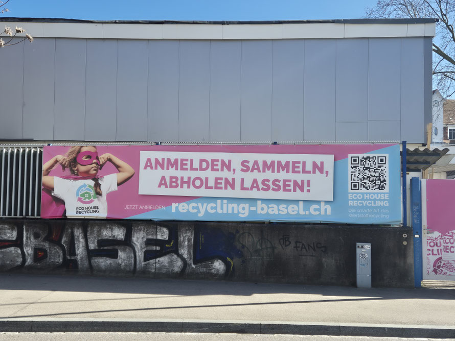 Werbeplakat der Eco House Recycling GmbH © Bellone Franchise Consulting GmbH