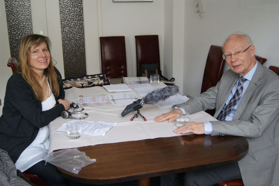 Carmen Gräf (rbb) im Interview mit Prof. Dr. Hans Joachim Meyer zur Bedeutung und Zukunft der St. Hedwigs-Kathedrale zu Berlin