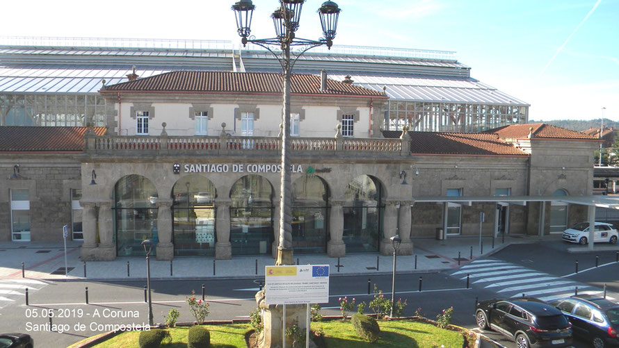 Bahnhof in Santiago de Compostela