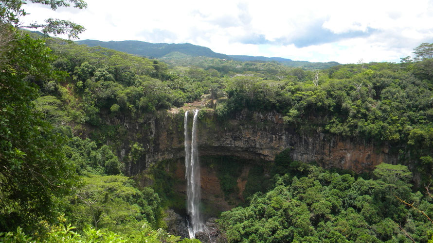 Chamarel-Wasserfall