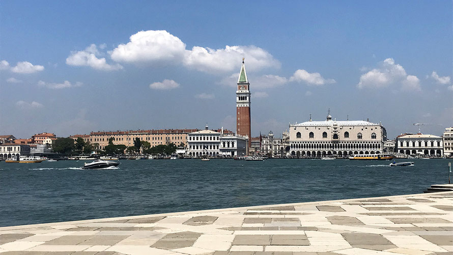 View over Venice from the island of San Giorgio Maggiore
