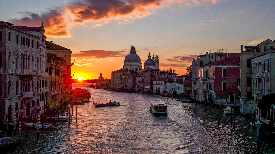 Venice at sunset