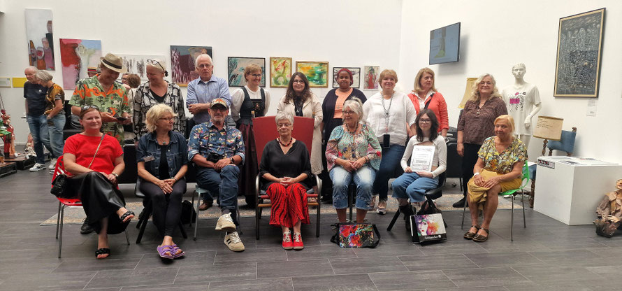 Danke an Sabine Brändle-Ender für dieses Foto, aller anwesenden Kunstschaffenden
