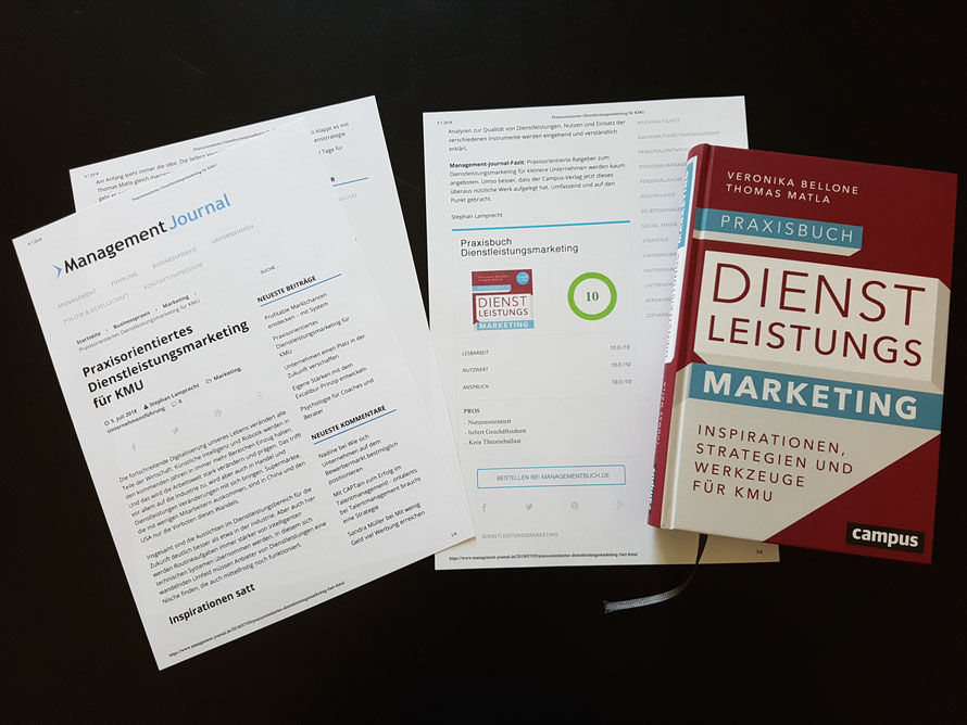 Praxisbuch Dienstleistungsmarketing, Bellone/Matla, Campus Verlag, Frankfurt, 05/2018, mit gratis E-Book inside