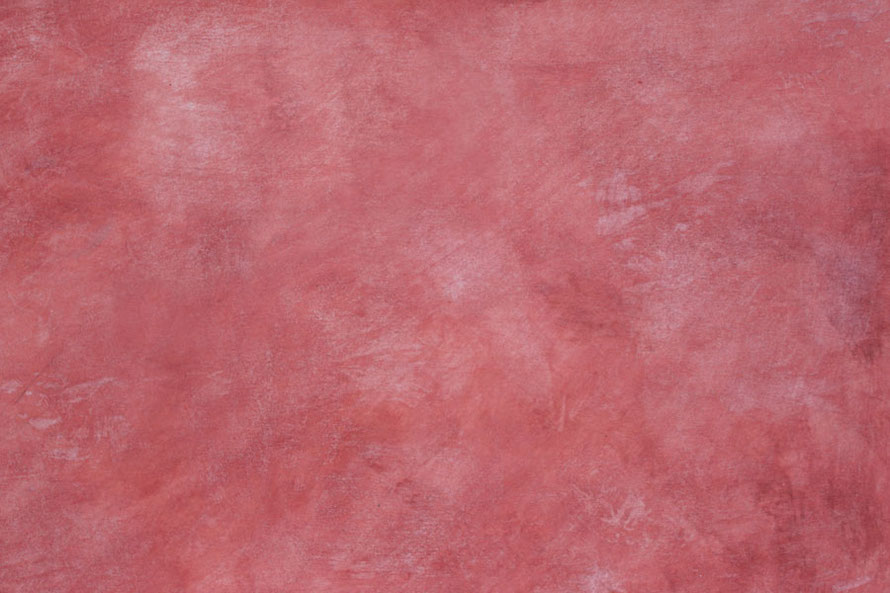 Farbgestaltung einer Wand in einer roten Wischtechnik, Farbmuster von Alina Cesár