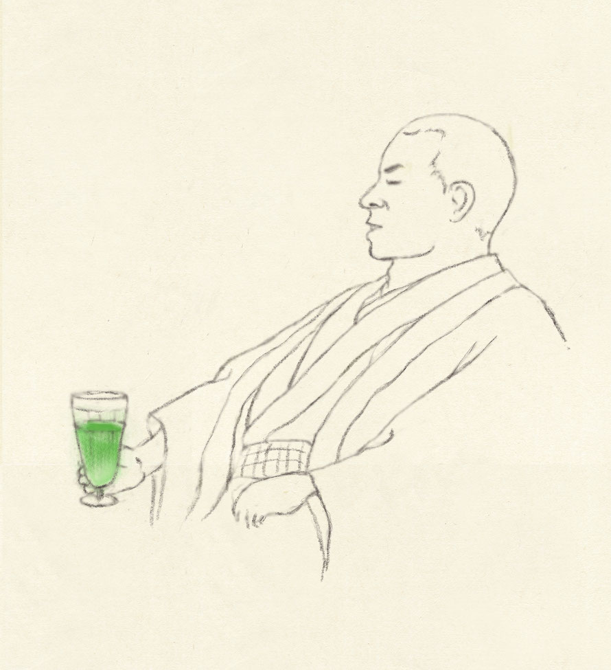 Junichiro Tanizaki loved Soda water of Shiseido Parlour.