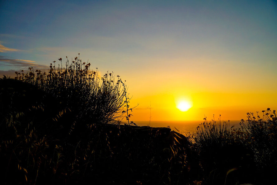 Sonnenuntergang Ikaria, idyllisch