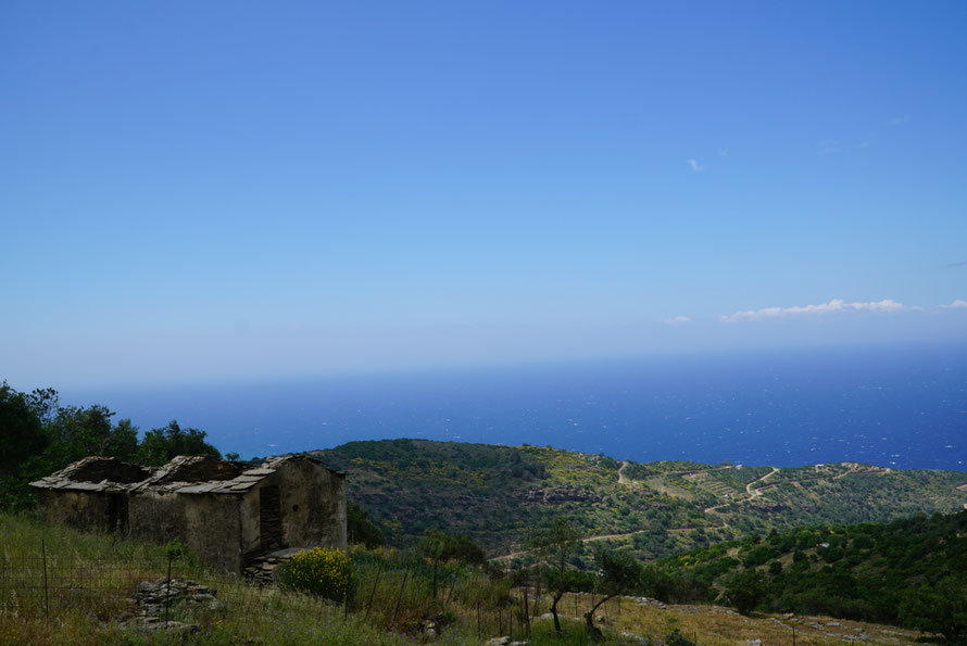 Verlassenes Haus auf Ikaria, Griechenland