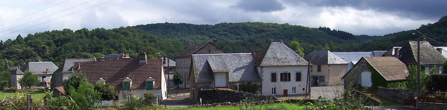 Le Bourg de Vebret en 2008.