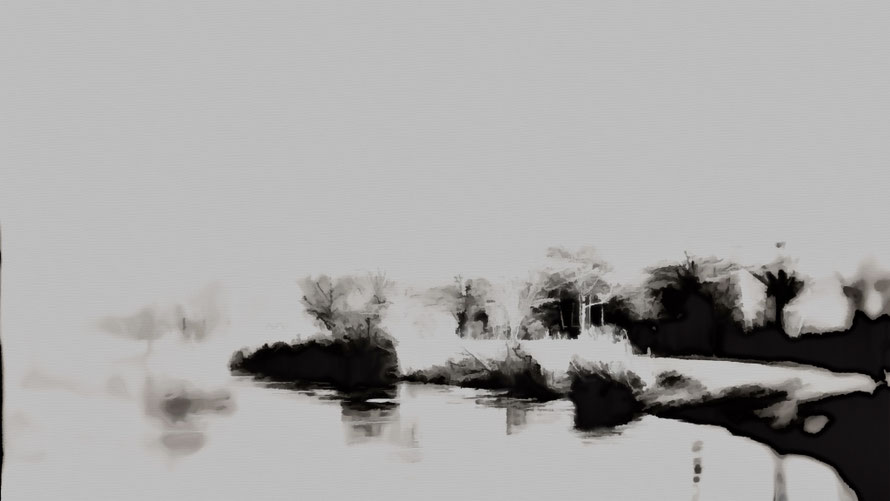 Flusslandschaft / Januar 2023