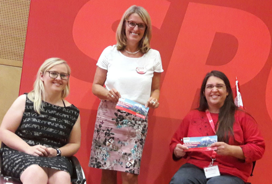 Silke Haider, Ulrike Königsberg-Ludwig & Gudrun Durstberger am Bundesparteirat der SPÖ