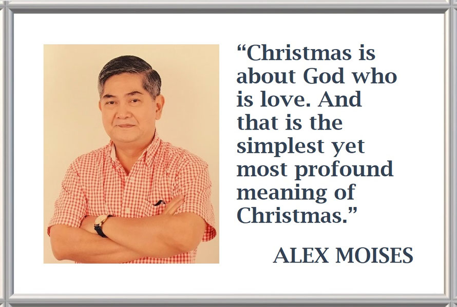 Alex Moises and a Christmas Quote