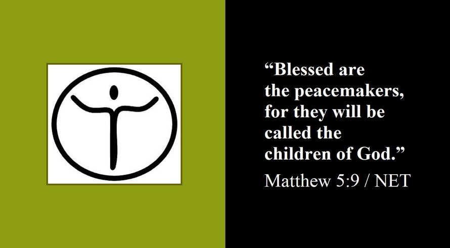 Faith Expression Artwork about Peacemakers and Bible Verse Matthew 5:9 - “Blessed are the peacemakers, for they will be called the children of God.”