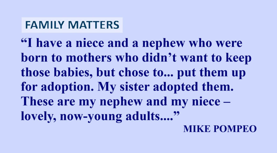 MIKE POMPEO Quote about Children