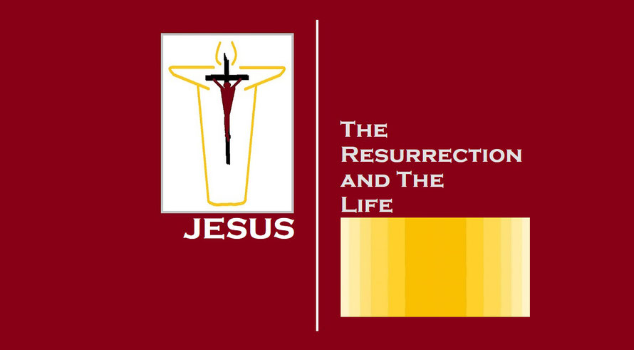 Faith Expressions Artwork about Jesus who is The Resurrection and The Life