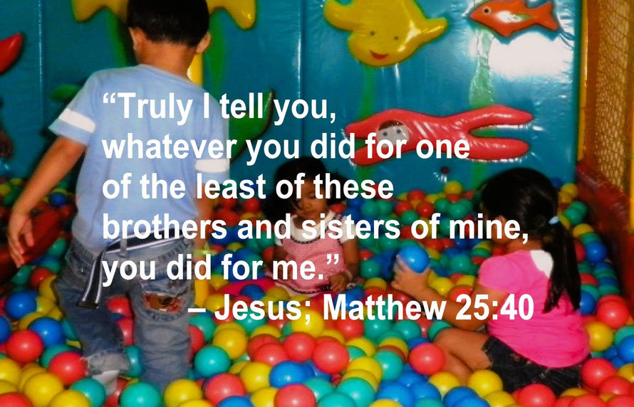 For Them and For Me - Jesus; Matthew 25:40